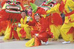 海东福娃邀您在乐都打祥云鼓。